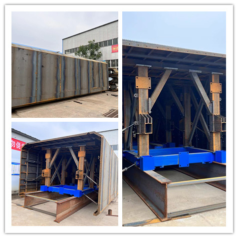 涵洞臺車鋼模板準備發(fā)往南非國外出口